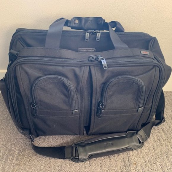 Tumi Carry-On Briefcase Satchel